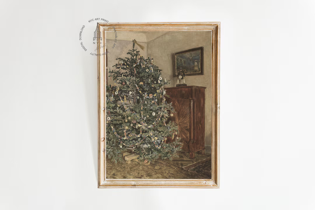 Christmas Prints, Vintage Christmas Printable Wall Art, Holiday Decor, Christmas Poster, Christma... | Etsy (US)