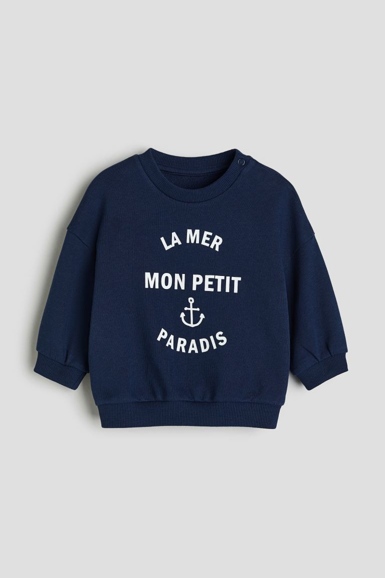 Cotton Sweatshirt | H&M (US + CA)