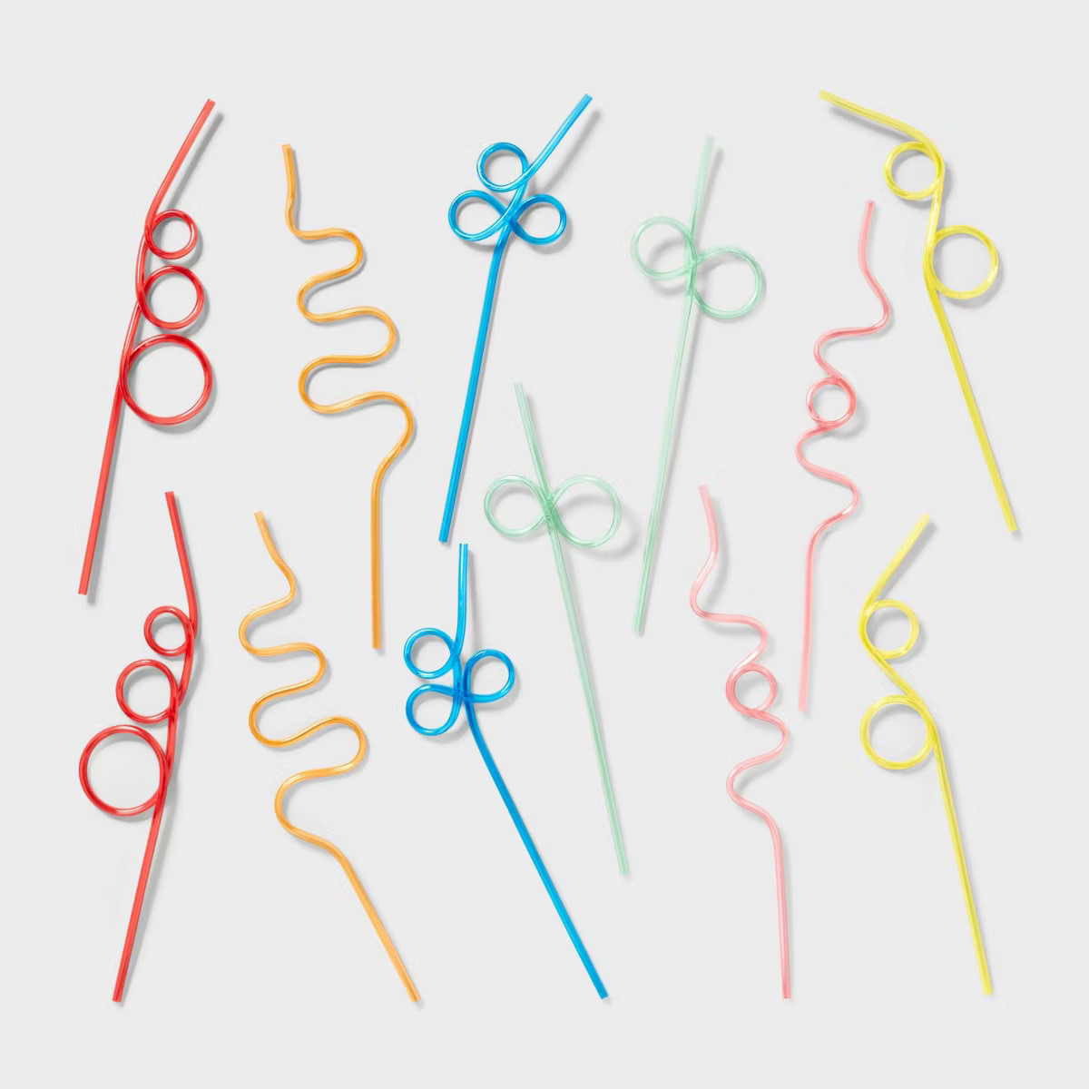 12ct Squiggle Straws - Spritz™ | Target