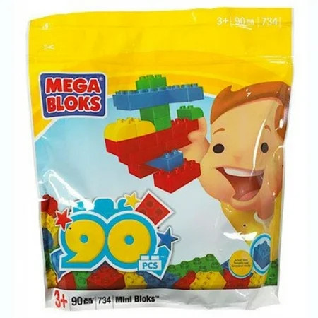 90-piece mega blocks bag | Walmart (US)