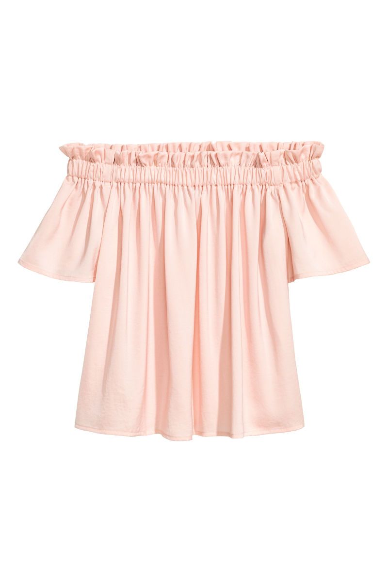 H&M Off-the-shoulder Blouse $7.99 | H&M (US)