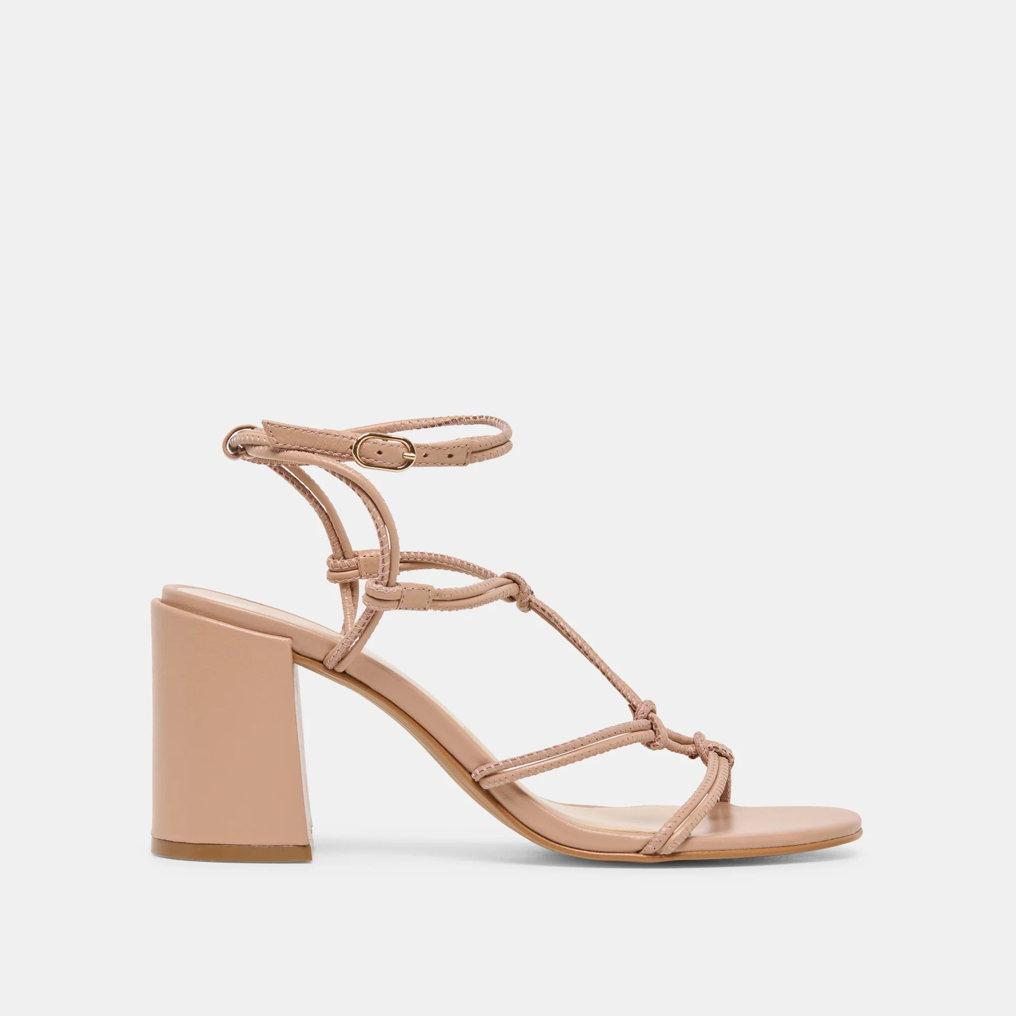 Fizzy Heels Lt Tan Leather | DolceVita.com