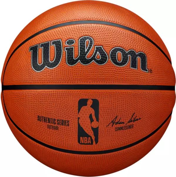 Wilson NBA Authentic Outdoor Official Basketball 29.5'' | Dick's Sporting Goods | Dick's Sporting Goods