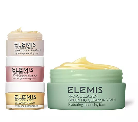ELEMIS Pro-Collagen Green Fig Cleansing Balm w/Discovery Set - QVC.com | QVC