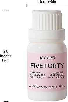 | Five Forty Diffuser Oil -Saffron, Jasmine, Amberwood Baccarat Rouge 540 Inspired Luxury Home Fr... | Amazon (US)