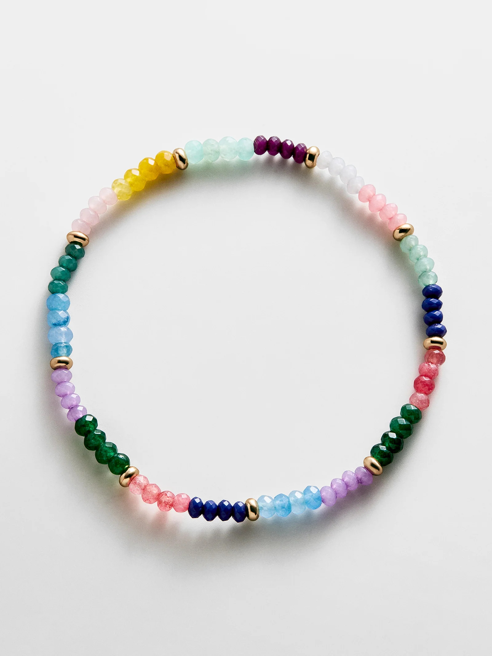 Emily Semi-Precious Bracelet - Multi Color Block | BaubleBar