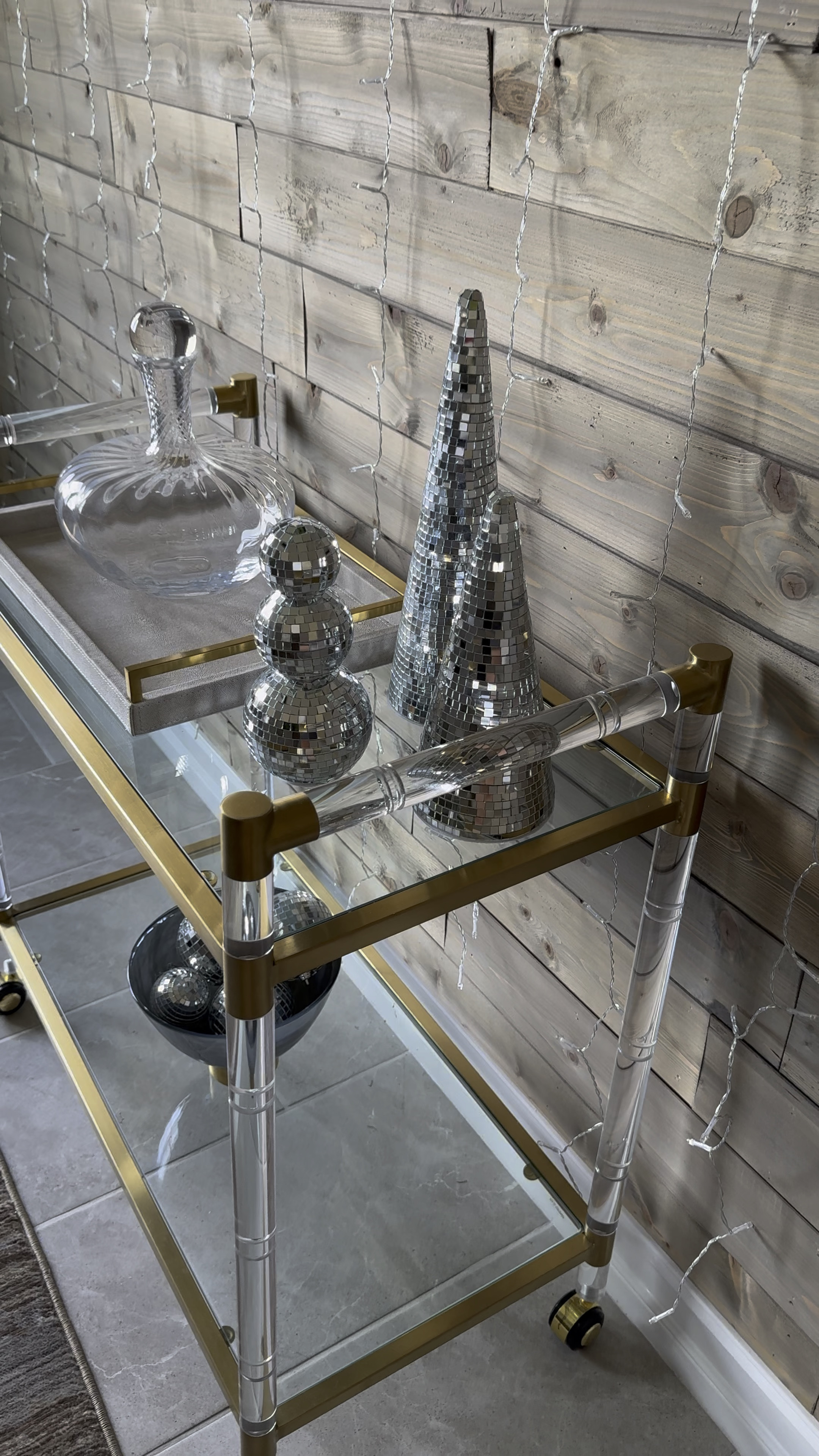 I ordered these the minute I saw them! I love anything disco ball for the holidays! These are gorgeous, and so affordable! 


Target wondershop, disco ball snowman, disco ball Christmas tree, disco ball decor, disco ball holiday decor, target, Christmas decor, acrylic bar cart, glass decanter

#LTKHoliday #LTKfindsunder50 #LTKhome