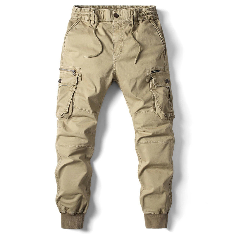 Voor heren Cargohosen Cargo-broek Broek Tactisch Trekkoord Elastische taille Meerdere zakken Effe... | Lightinthebox