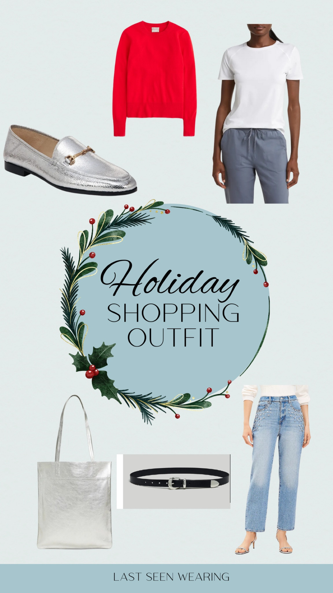 Holiday Shopping Outfit
#loafers #silverbag

#LTKHoliday #LTKstyletip #LTKSeasonal