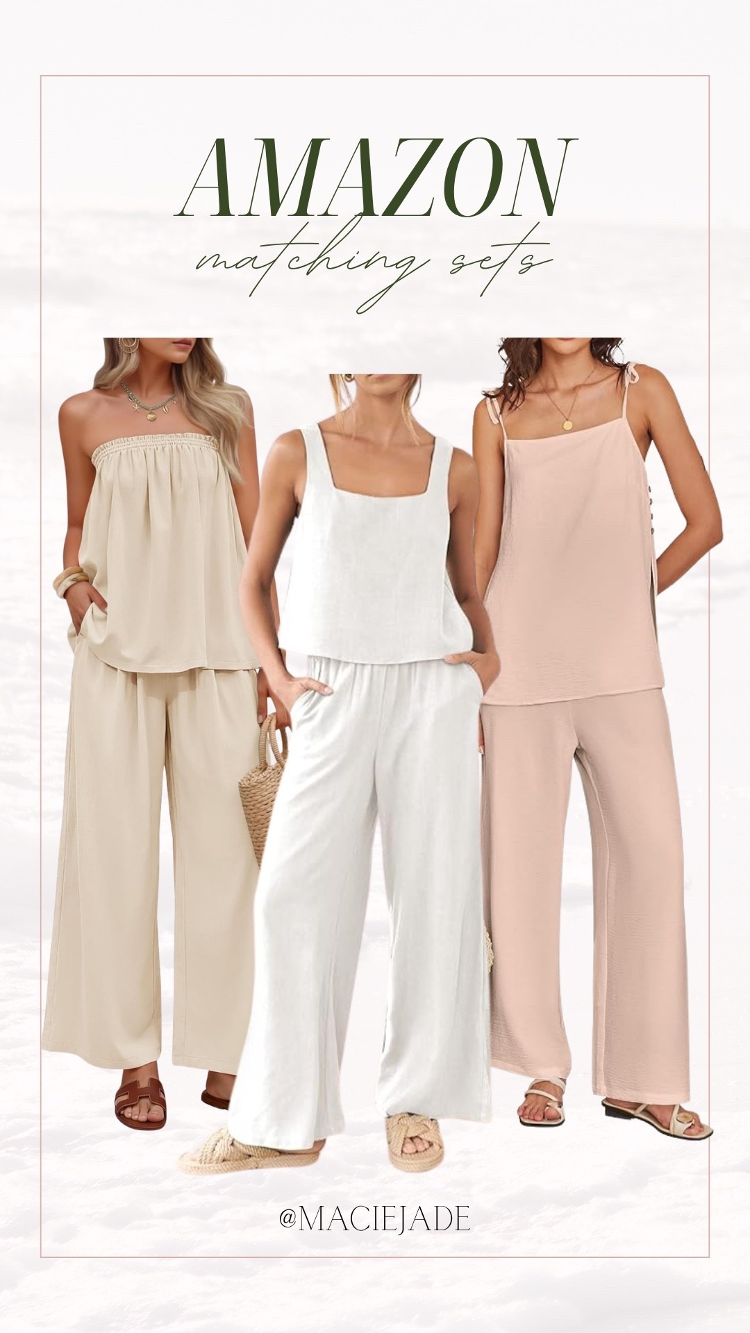Lightweight + stylish matching sets from Amazon! So cute for the spring, summer or vacation ☀️ linking these + more 💗

amazon, amazon find, amazon finds, amazon must have, amazon must haves, amazon essentials, amazon style, amazon fashion, amazon staples, amazon basic, amazon basics, amazon favorites, midsize friendly, midsize approved, matching sets, two piece sets

#LTKSeasonal #LTKootd #LTKMidsize