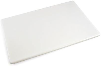 Commercial Plastic Cutting Board, NSF, 18 x 12 x 0.5 Inches, White | Amazon (US)