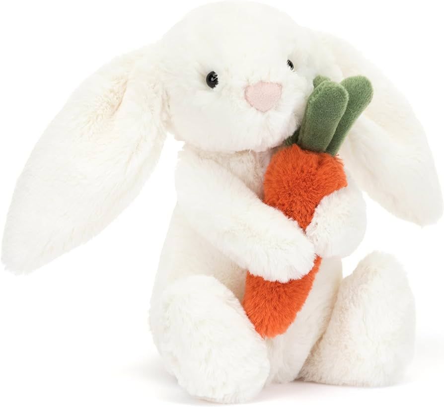 Jellycat Bashful Carrot Bunny Stuffed Animal Plush Toy, Little | Amazon (US)