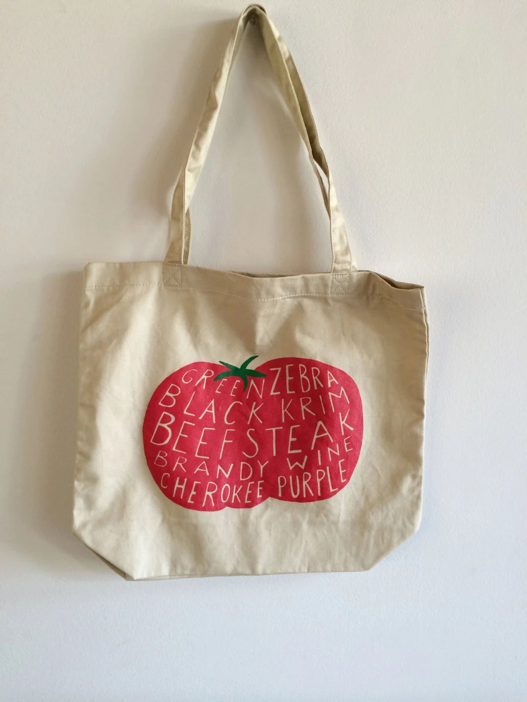 Tomato Tote Bag, Market Tote, Food Bag, Reusable Bag - Etsy | Etsy (US)