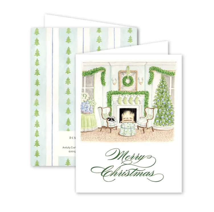 Fireplace Scene Card | Paloma & Co.