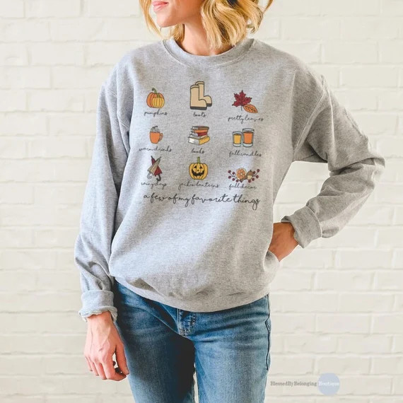 Fall Shirt-Fall Sweatshirt-Fall Sweater-Womens Fall Shirt-Fall Sweatshirt for Women-Autumn Sweate... | Etsy (US)