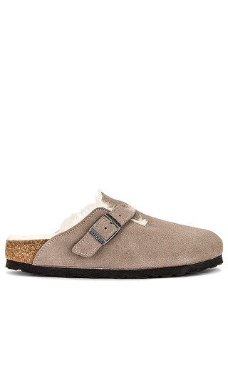 Boston Shearling Clog in Stone Coin | Revolve Clothing (Global)
