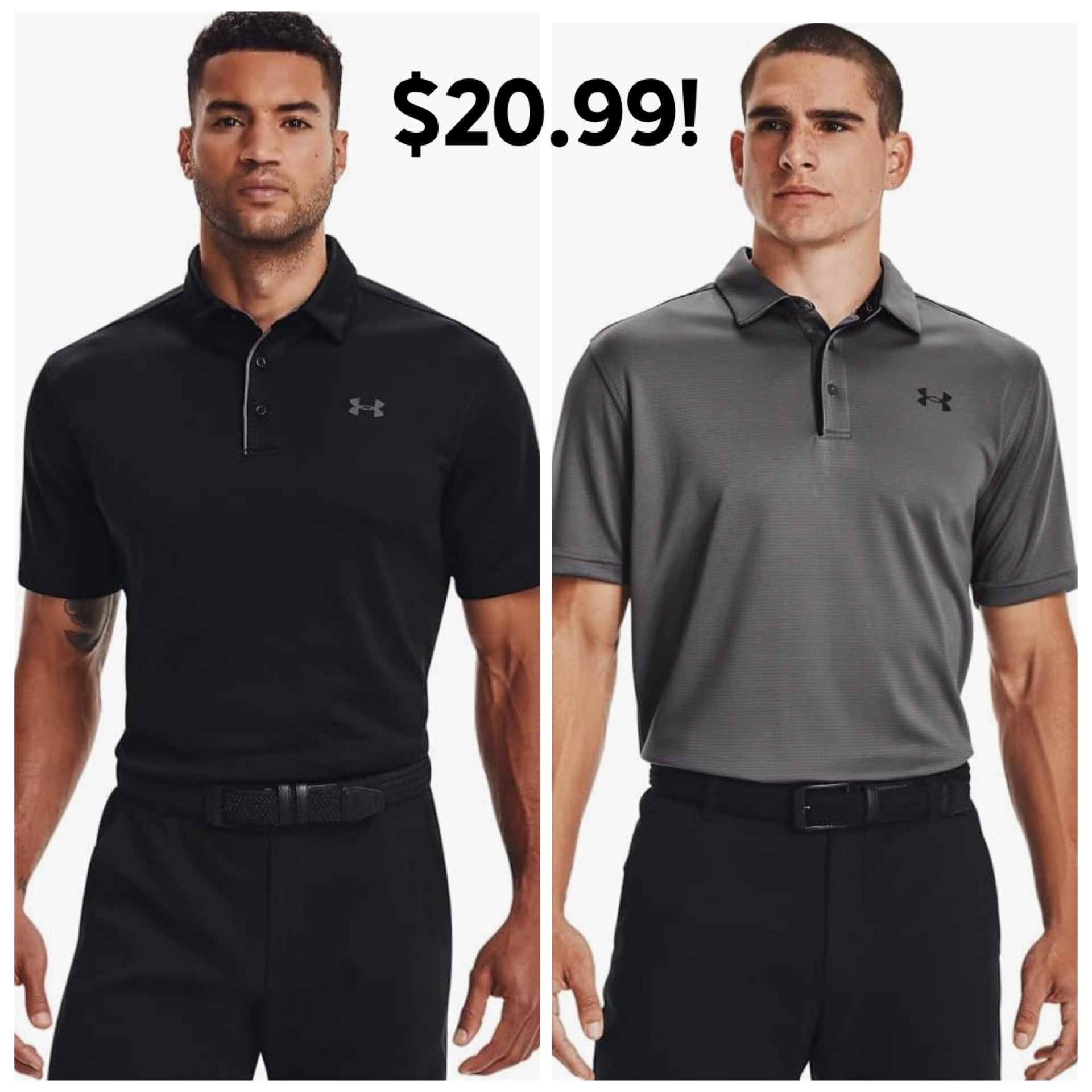 Men’s Under Armour Polos in Black & Gray are down to only $20.99 today! These make excellent gifts for adults and teens 🎁 The quality of these is fantastic - highly recommend! 

#LTKGiftGuide #LTKSaleAlert #LTKMens