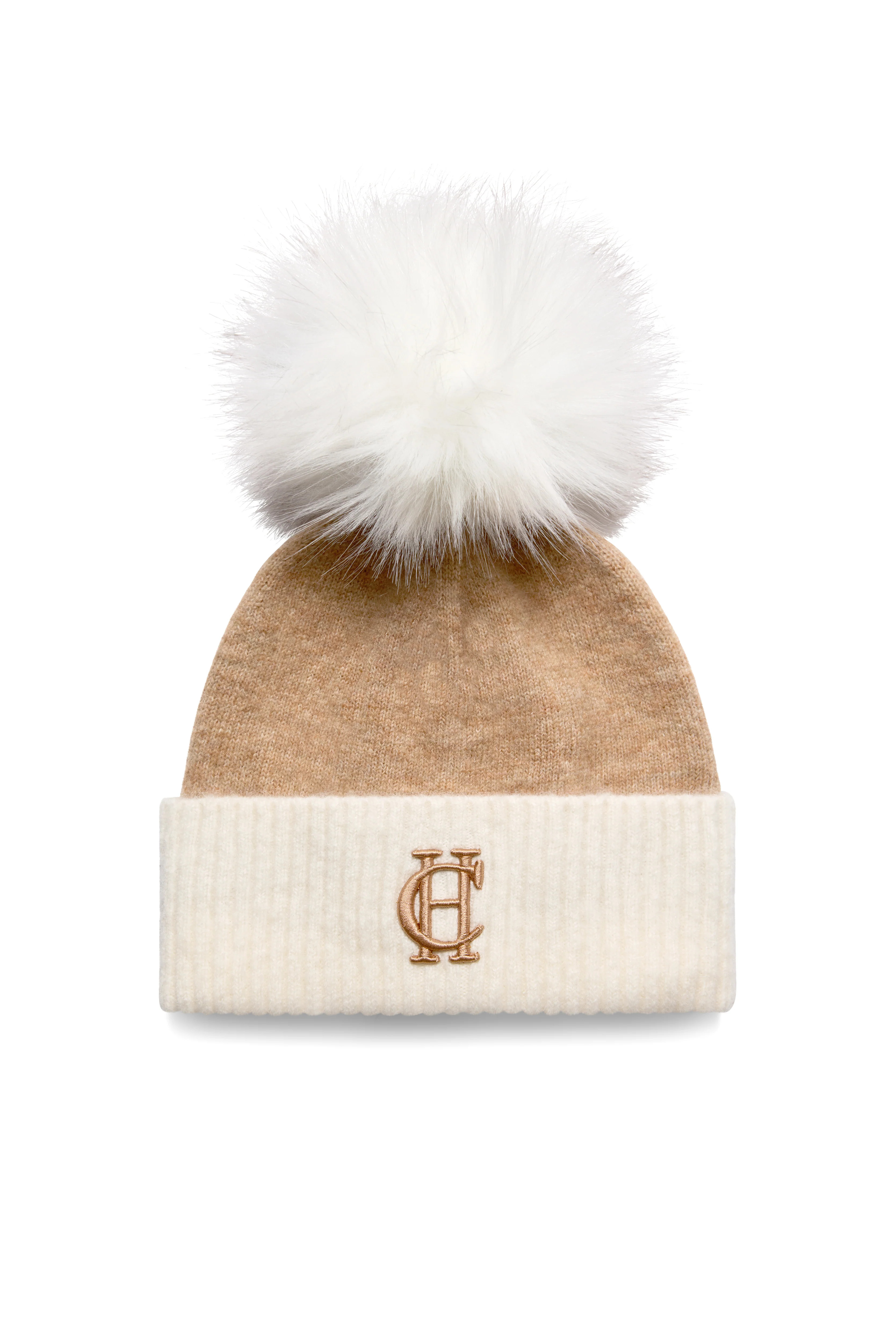 Chelsea Bobble Hat (Camel) | Holland Cooper