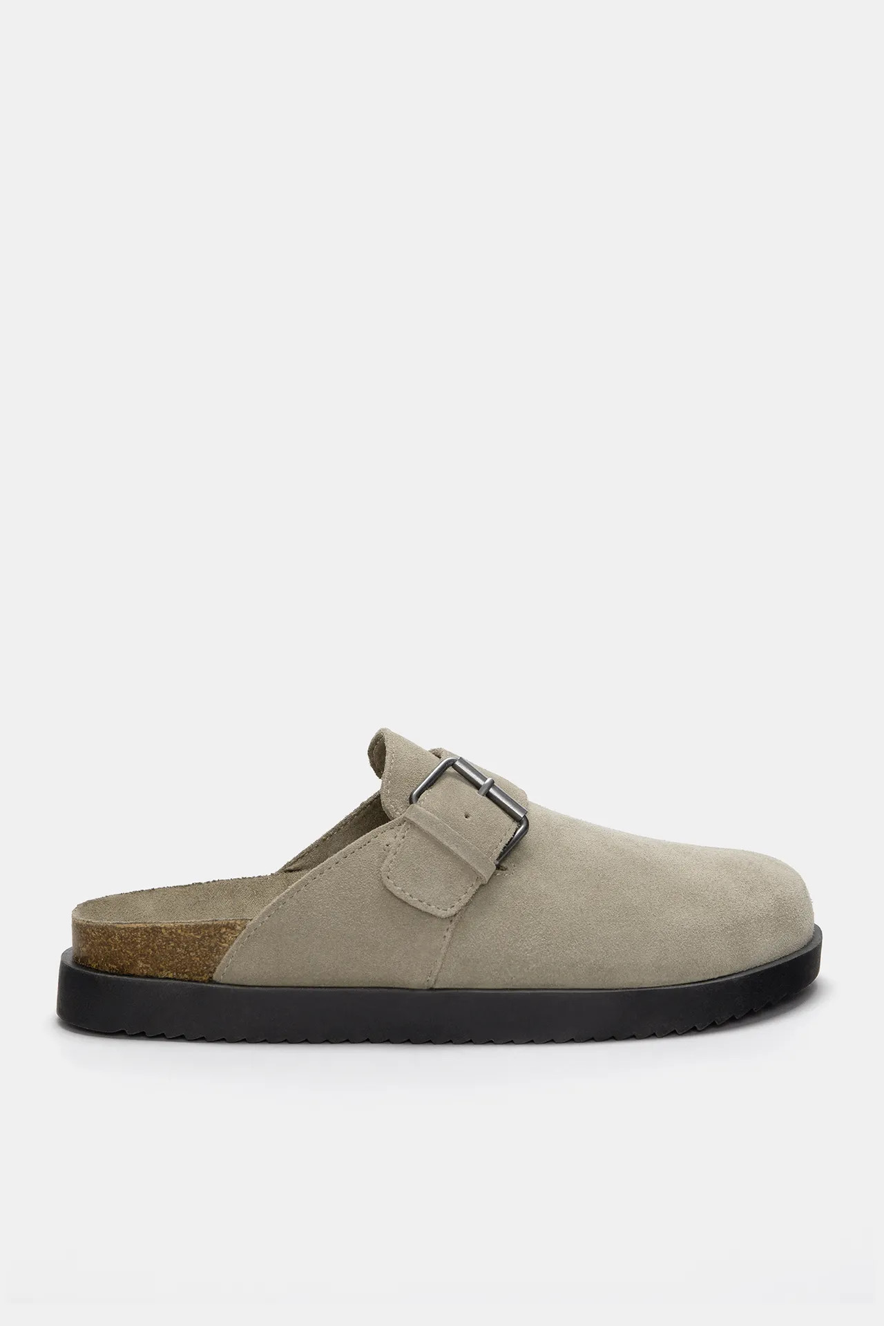 Leather clogs with buckle | PULL and BEAR UK