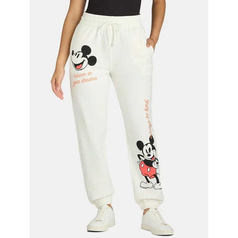 Mickey Mouse Women's Graphic Joggers, Sizes XXS-XXL - Walmart.com | Walmart (US)