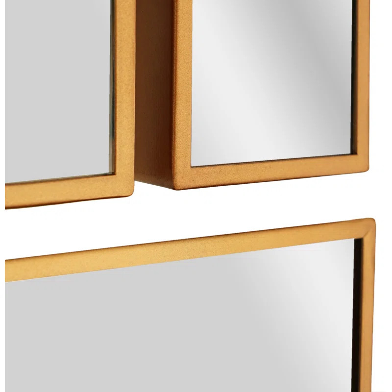 Burnadette Metal Rectangle Wall Mirror | Wayfair North America