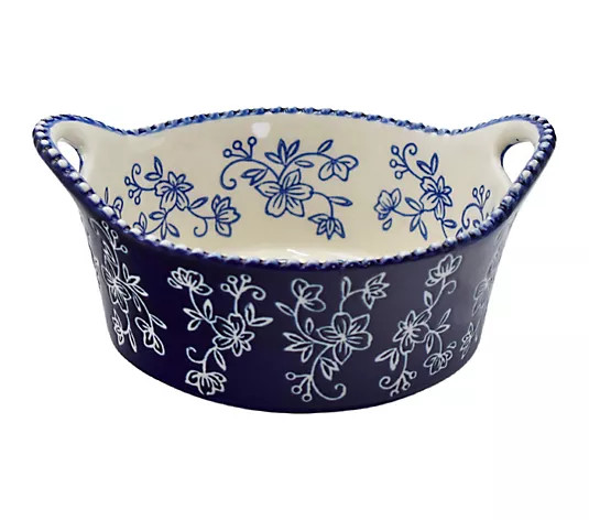 Make Your Selection: Temp-tations Stoneware Bread Basket | QVC