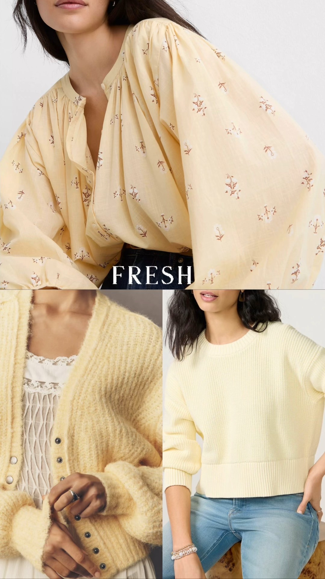 This soft butter yellow is so pretty. 
