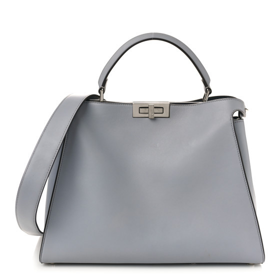 Fendi: All/Bags/Handbags/FENDI Vitello Tahiti Burro Large Peekaboo Iconic Essentially Satchel Ard... | FASHIONPHILE (US)