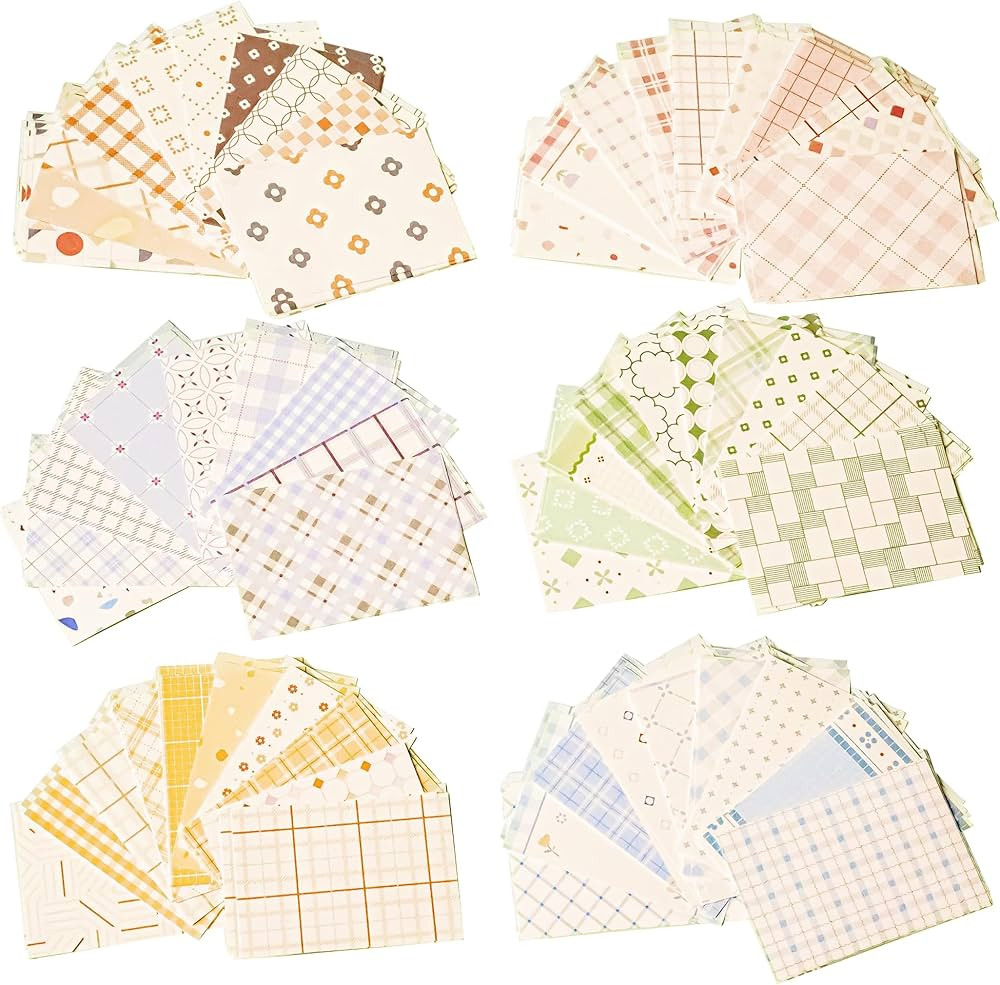 300 Pcs Scrapbook Papers Junk Journal Supplies, Scrapbooking Paper for DIY Materials, Writing, Dr... | Amazon (US)