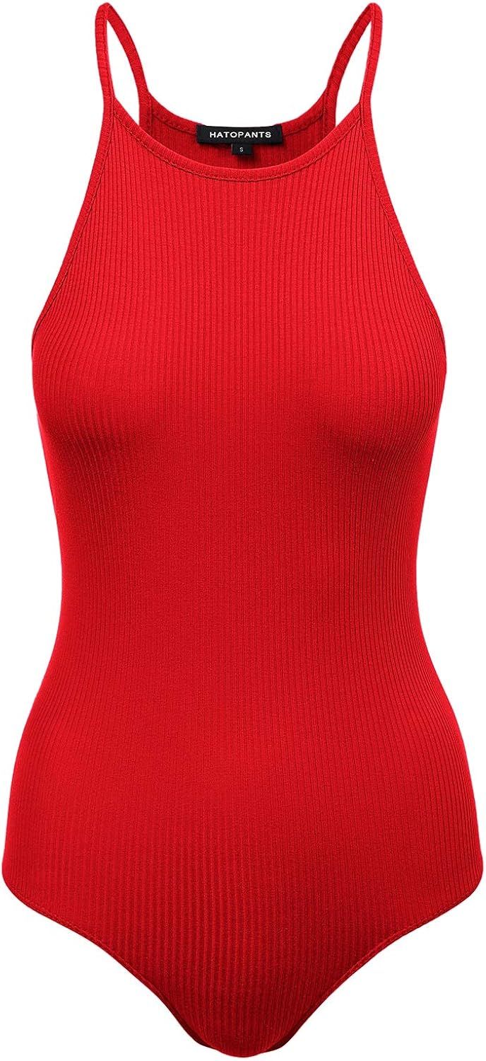 Women's Racerback Tank Top Ribbed Cotton Bodysuits | Amazon (US)