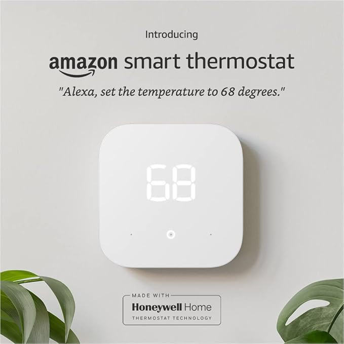 Introducing Amazon Smart Thermostat- Made with Honeywell Home Thermostat Technology-ENERGY STAR c... | Amazon (US)