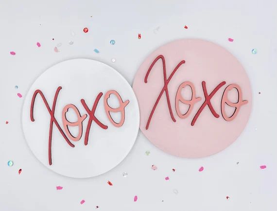 Xoxo  Valentines Decor  Valentines Day Sign  Pink | Etsy | Etsy (US)