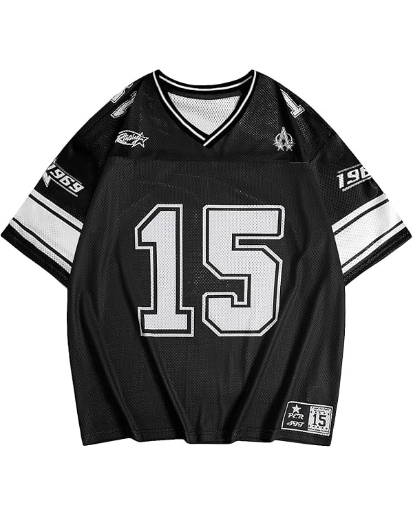 SOLY HUX Men's Graphic Jersey T-Shirts V Neck Racing Print Casual Tees Streetwear Summer Top Tshi... | Amazon (US)