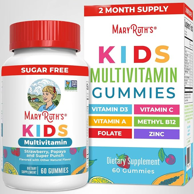 MARYRUTH'S Kids Vitamins Multivitamin Sugar Free | 2 Month Supply | Kids Multivitamin Gummies | M... | Amazon (US)