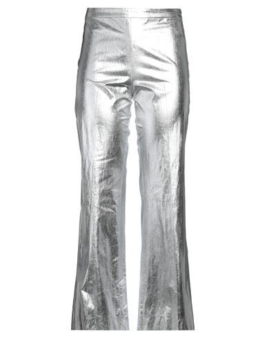 Sandro Woman Pants Silver Size 10 Cotton, Linen, Polyurethane | YOOX (US)