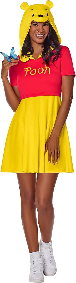 Spirit Halloween Winnie the Pooh Adult Dress Costume | Officially licensed | Disney | Dress with ... | Amazon (US)