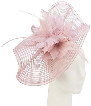 Natasha Accessories Laser Flower Crinoline Fascinator - Blush | Dillard's