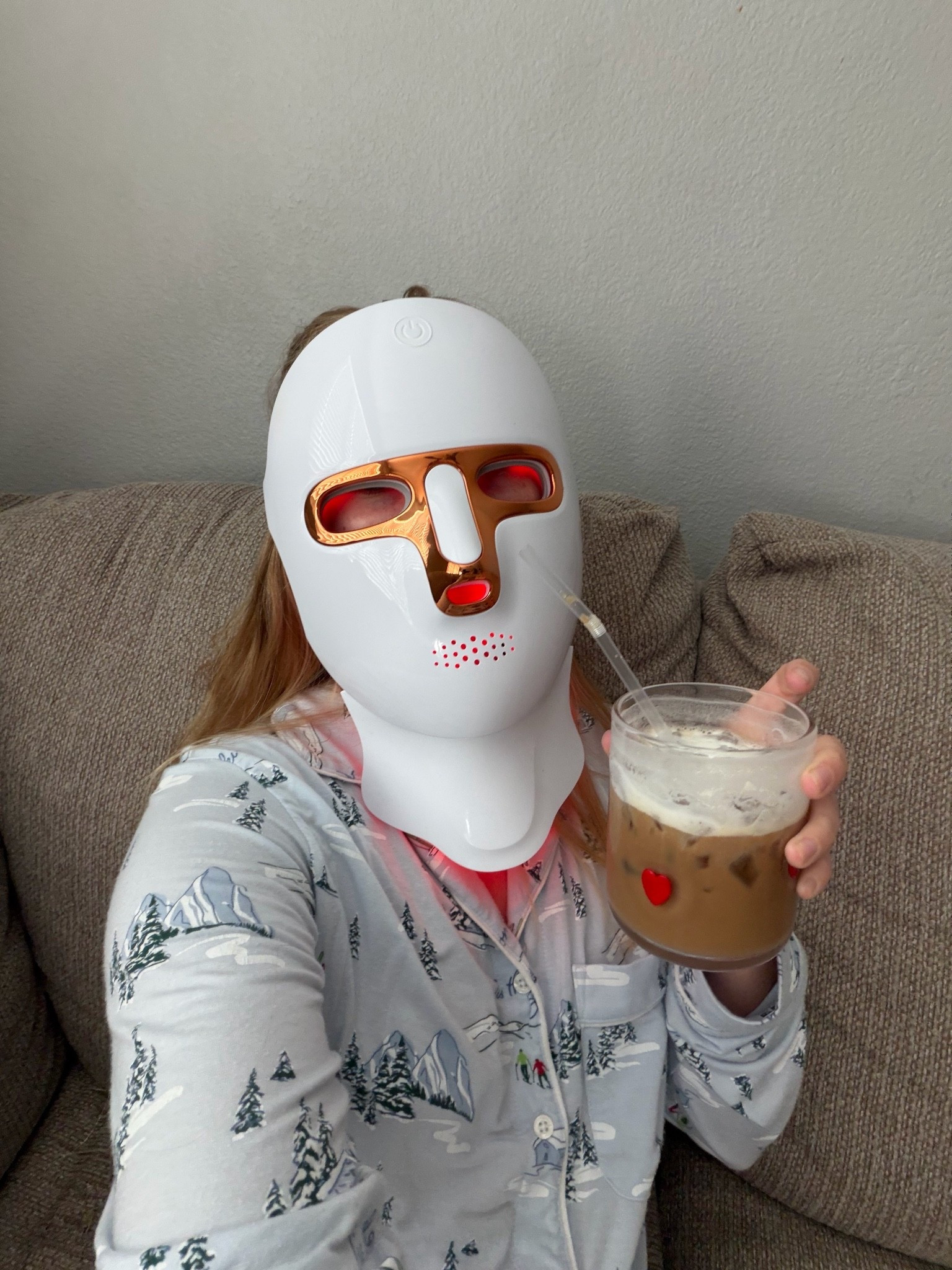 My morning setup ❣️ these target pjs are my absolute favorites (and on sale!!) and if you’re looking for a red light mask this is a great option!

#LTKmomlife #LTKselfcare #LTKBeauty