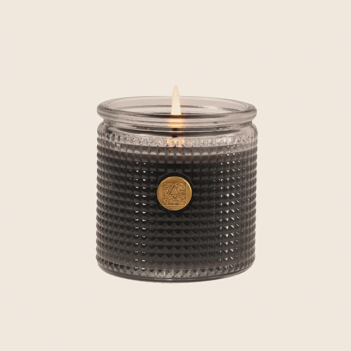 Smoked Vanilla & Santal - Textured Glass Candle | Aromatique