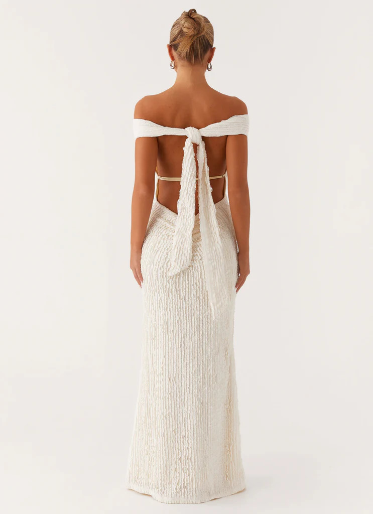 Chantelle Maxi Dress - Ivory | Peppermayo (Global)