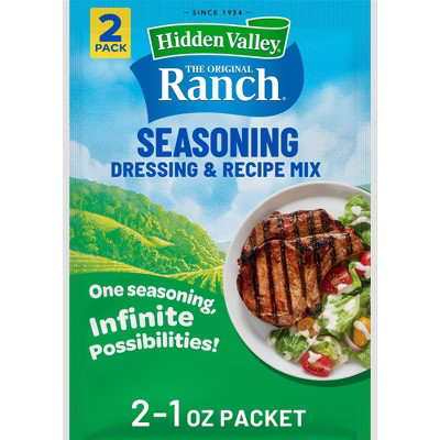 Hidden Valley Original Ranch Shelf Stable Salad Dressing Mix - 2oz / 2ct | Target