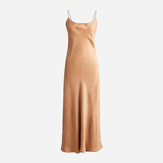Eco cupro slip dress | J. Crew US
