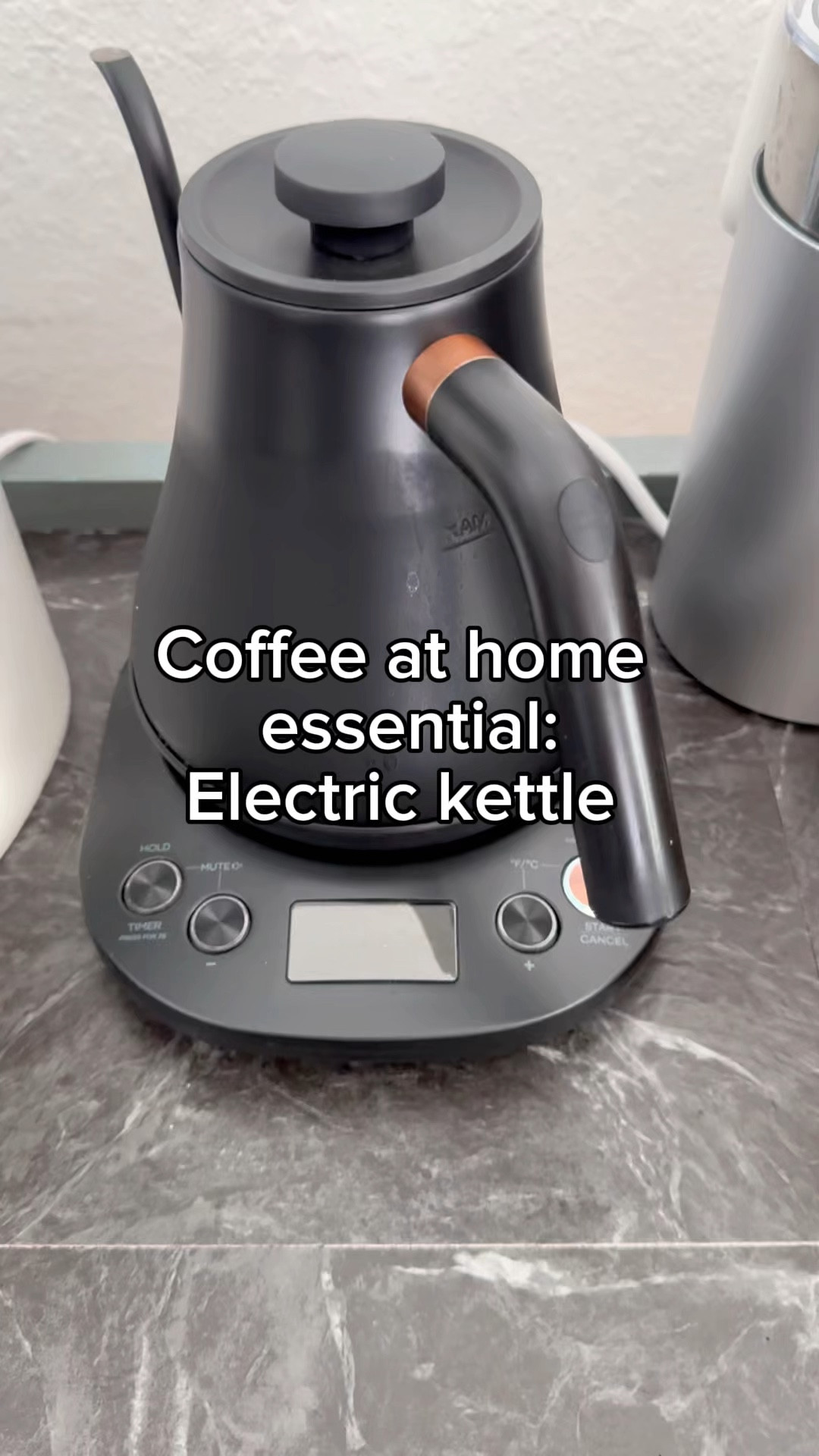 Coffee at home essentials: Gooseneck electric kettle 🫶🏼

This elctric kettle is super easy to use and has several geeat settings:

• set the temperature at your preferred heat
• auto shuts off 
•hold it on for 2 minutes 
• real time display (shows how hot water is at the moment)
• fast heating 

🫶🏼 



#LTKHome #LTKVideo #LTKFindsUnder100