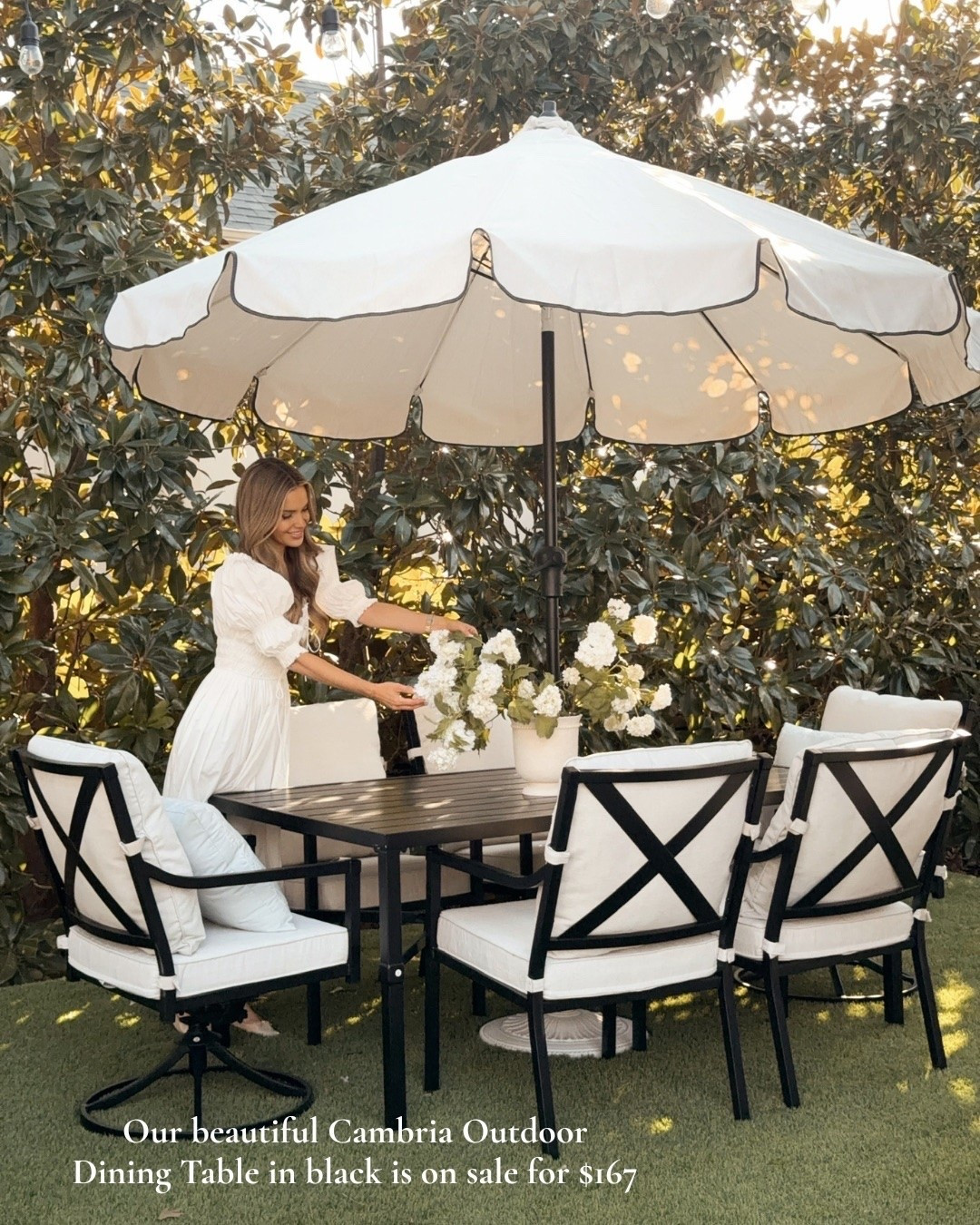 Isn’t this backyard dining set up just so dreamy?!? 😍

#LTKHome #LTKSeasonal