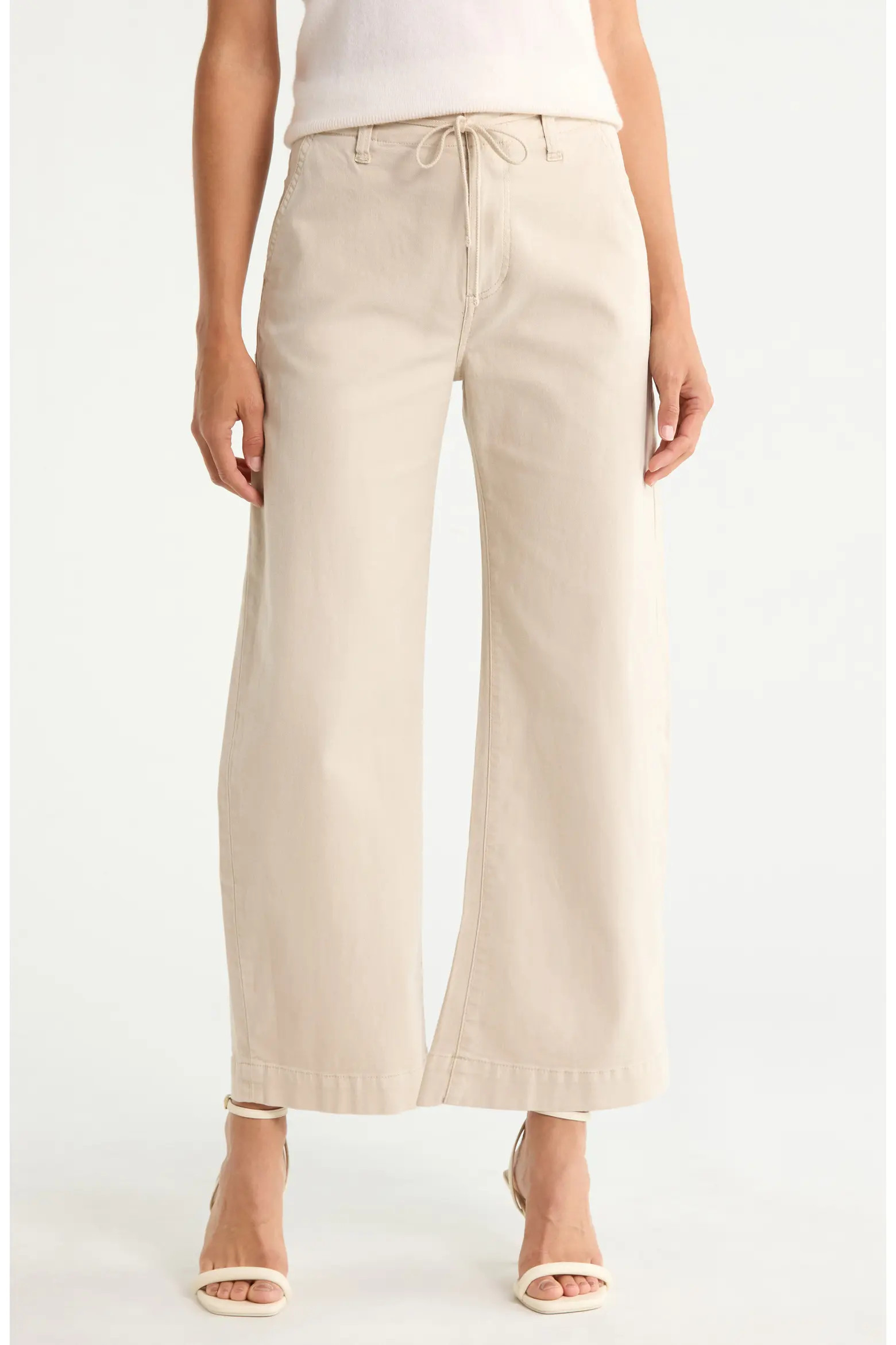 Arellia Drawstring High Waist Ankle Barrel Pants (Women) | Nordstrom | Nordstrom