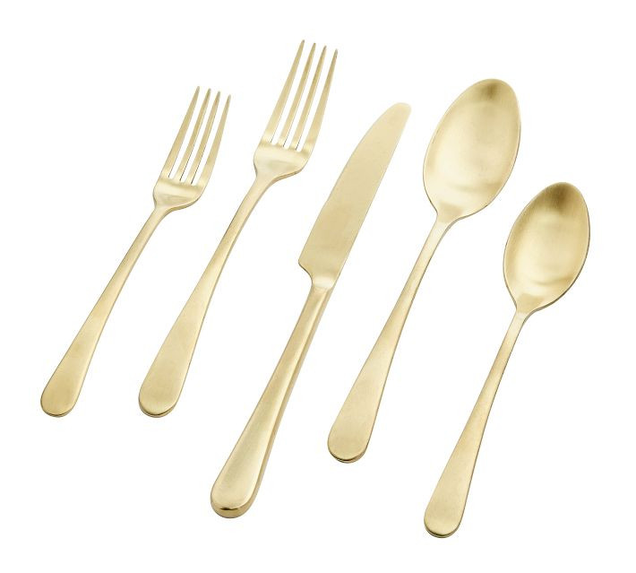 Mason Flatware, Set of 20 - Champagne | Pottery Barn (US)