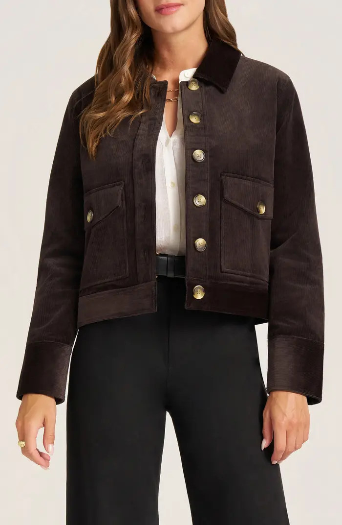 Jeri Cotton Blend Corduroy Jacket | Nordstrom