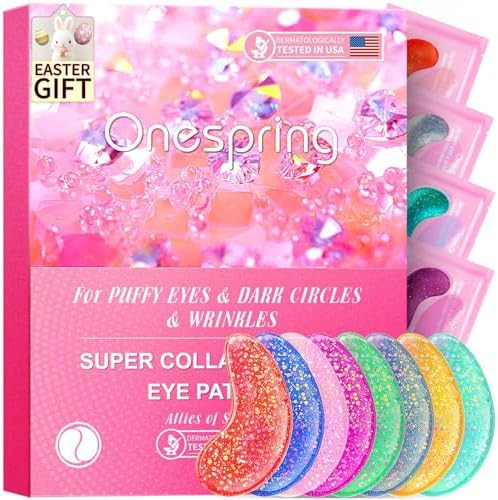 Under Eye Patches (24 Pairs) - Eye Masks for Wrinkles, Puffy Eyes, Dark Circles, Eye Bags, Easter... | Amazon (US)