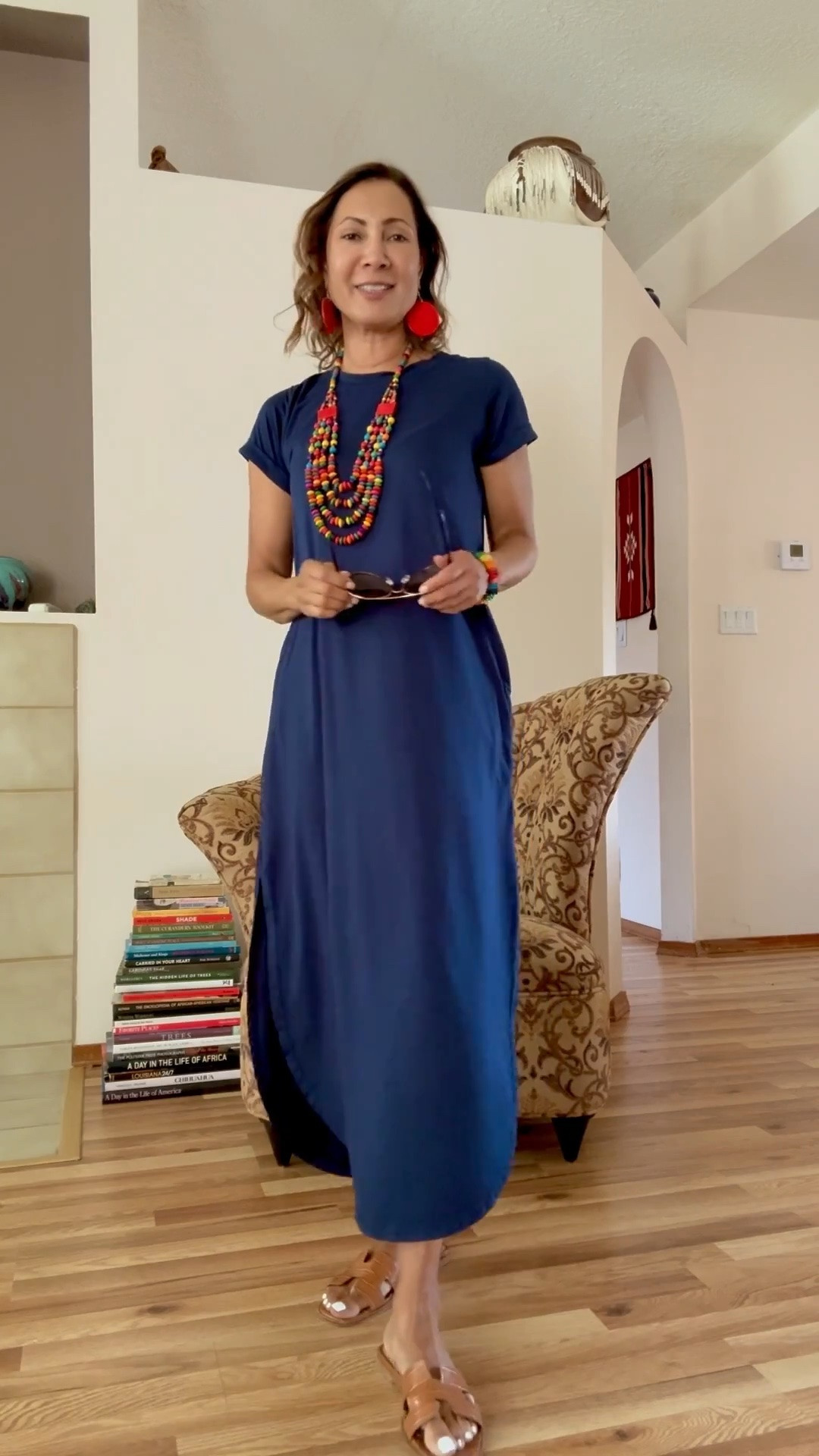 The softest maxi you’ll wear all summer!  The crew neck, side slits and short sleeves have me reaching for this dress whenever I’m heading for the farmers market, meeting friends for coffee, or running errands. 
If you’re living and living with he retired life, follow for more over 50+ affordable style.

#LTKootd #LTKOver40 #LTKSeasonal