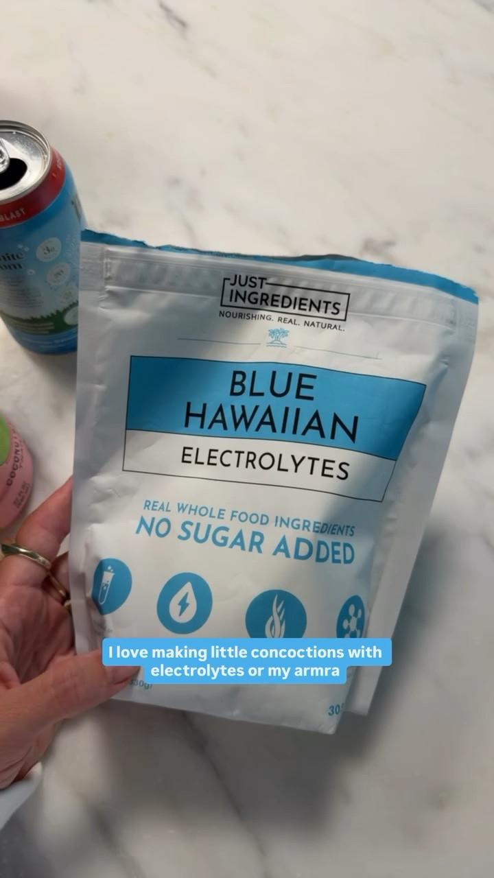 I love making little concoctions with electrolytes or my armra